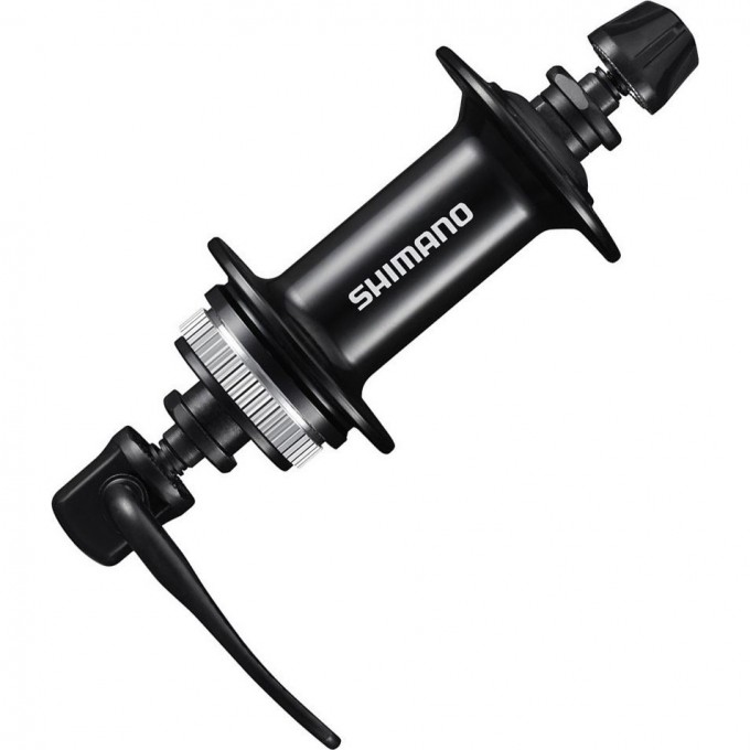 Втулка передняя SHIMANO MT200, 32 отверстия, OLD:100 мм, QR, под диск C.LOCK, черный EHBMT200B Втулка передняя SHIMANO MT200, 32 отверстия, OLD:100 мм, QR, под диск C.LOCK, черный EHBMT200B