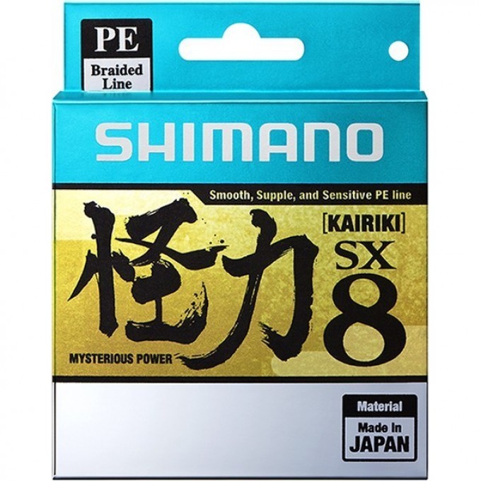 Леска плетёная SHIMANO KAIRIKI 8 PE 150 м разноцветная 0.215 мм 20.8 кг 59WPLA58R26 Леска плетёная SHIMANO KAIRIKI 8 PE 150 м разноцветная 0.215 мм 20.8 кг 59WPLA58R26