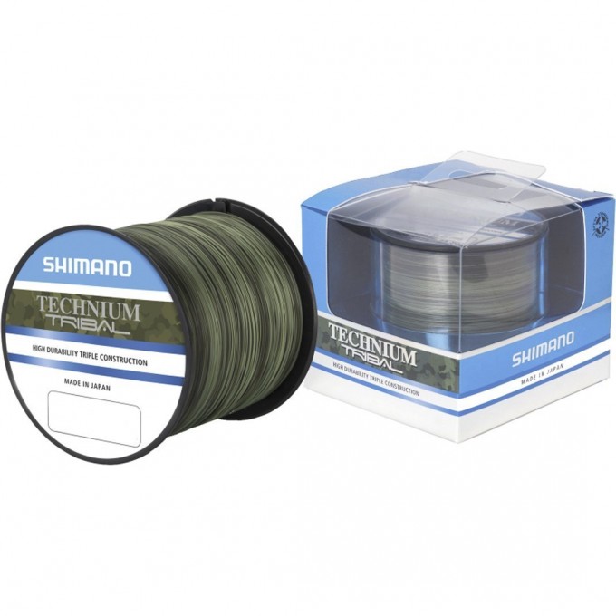 Леска плетёная SHIMANO TECHNIUM TRIB 1250м камуфляжная, зеленая 0,285мм PB 7,5кг TECTR28QPPB Леска плетёная SHIMANO TECHNIUM TRIB 1250м камуфляжная, зеленая 0,285мм PB 7,5кг TECTR28QPPB