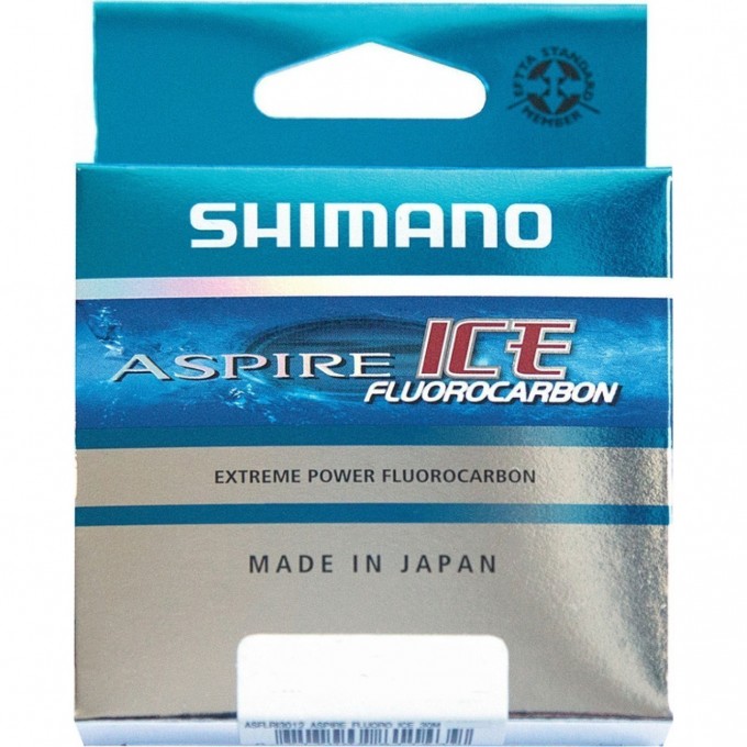Леска SHIMANO ASPIRE FLUO ICE 30м прозрачная0,165мм 2,25кг ASFLRI3016 Леска SHIMANO ASPIRE FLUO ICE 30м прозрачная0,165мм 2,25кг ASFLRI3016