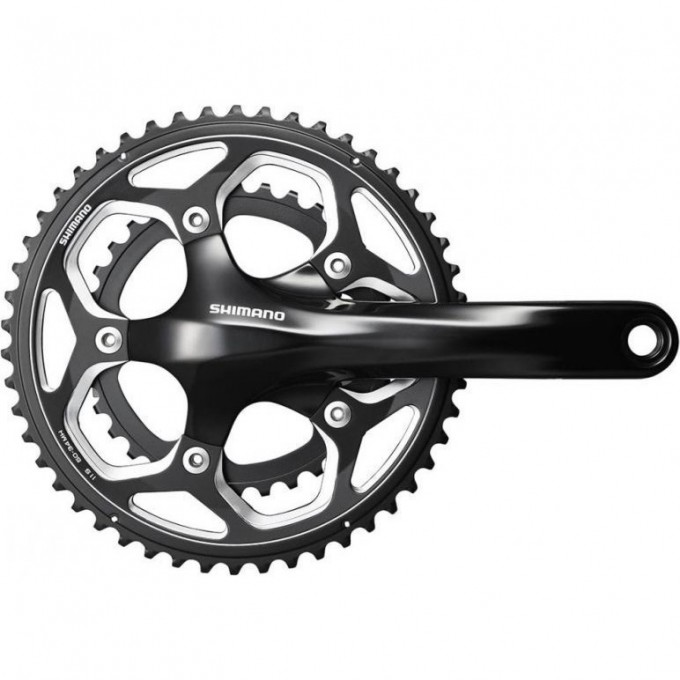Система SHIMANO 105 RS500, 11 скоростей, 175 мм, 50/34T, черный EFCRS500EX04L Система SHIMANO 105 RS500, 11 скоростей, 175 мм, 50/34T, черный EFCRS500EX04L