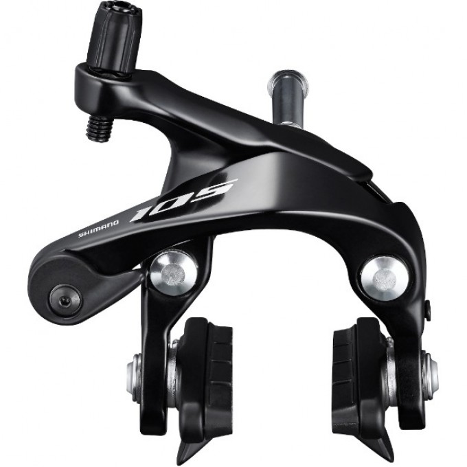 Тормоз клещевой SHIMANO 105, R7000, передний, цв. черный, колодк. R55C4, болт 27,5, гайки: 10,5/12,5/18/27/3 IBRR7000AF82XL Тормоз клещевой SHIMANO 105, R7000, передний, цв. черный, колодк. R55C4, болт 27,5, гайки: 10,5/12,5/18/27/3 IBRR7000AF82XL