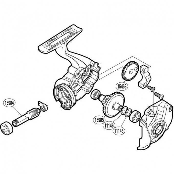 Запчасть для катушки SHIMANO DRIVE GEAR шестерня ведущая RD15985