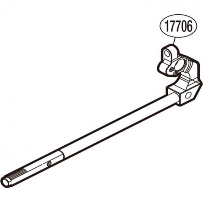 Запчасть для катушки SHIMANO MAIN SHAFT ASSEMBLY шток с кареткой RD17706 Запчасть для катушки SHIMANO MAIN SHAFT ASSEMBLY шток с кареткой RD17706